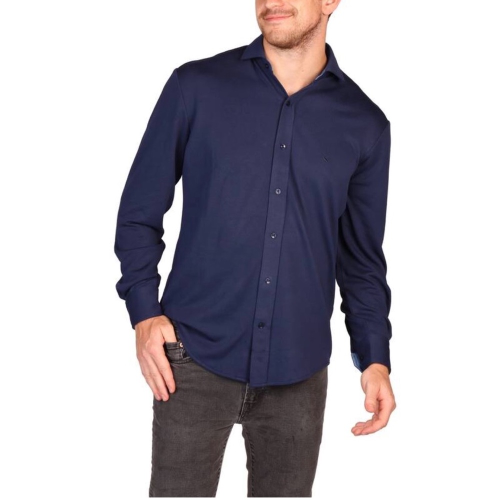 Tailorbyrd Collection Mens Cotton Long Sleeve Top.